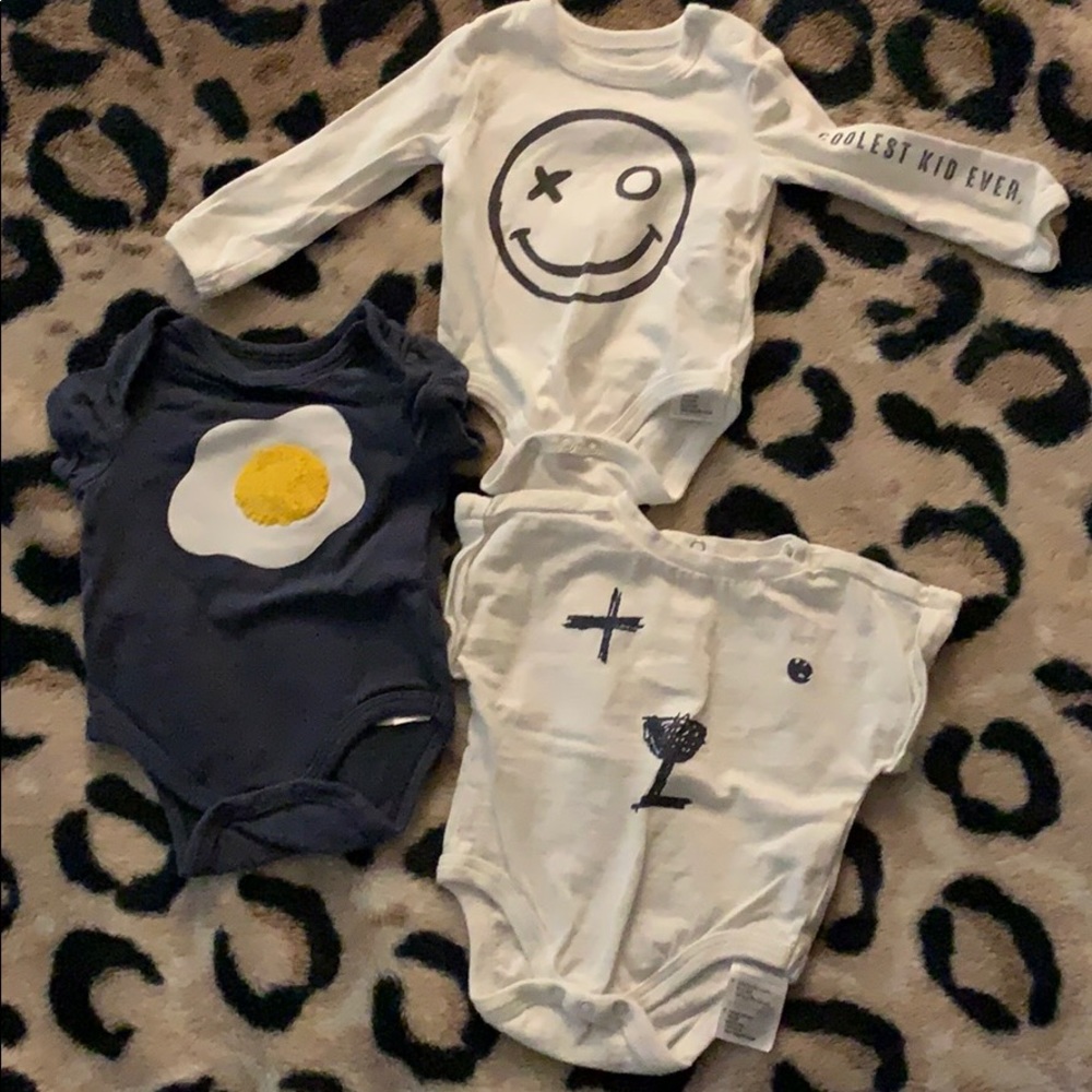 3 piece Cotton On onesies